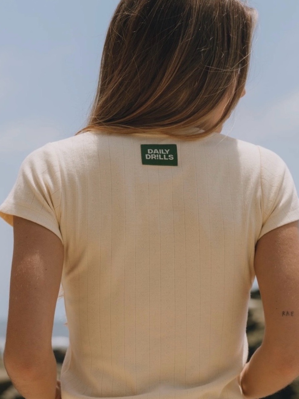 Daily Drills x Ella Rose Everyday Pointelle Tee